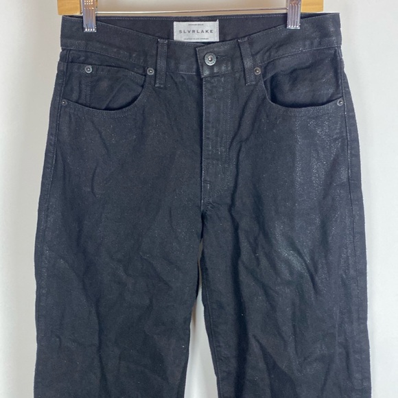 SLVRLAKE Devon Relaxed Straight Jeans Size 26 black - Picture 3 of 13